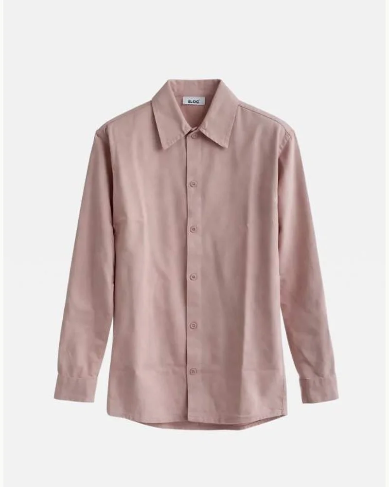 Dusty Rose Relaxed Formal Shirt