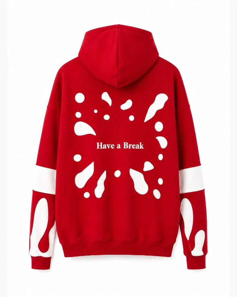 KitKat Graphic Red Hoodie — alternate view