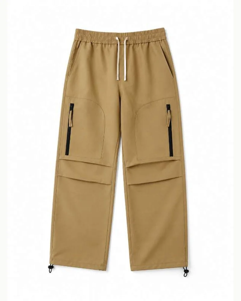 Khaki Utility Cargo Pants