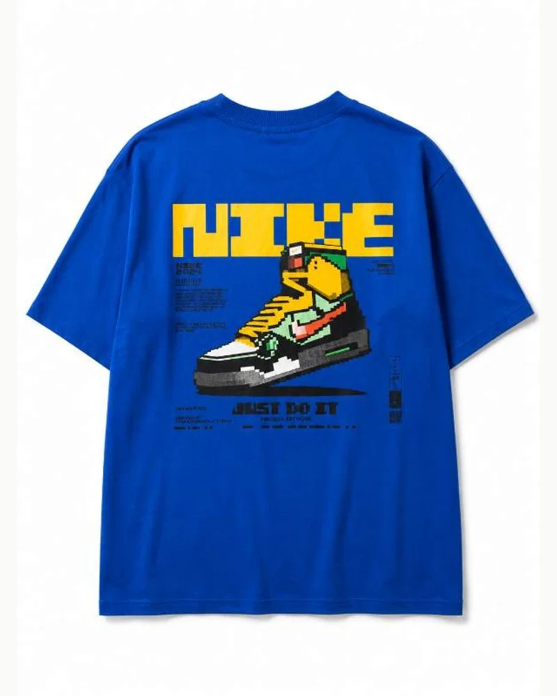 Royal Blue Sneaker Graphic Tee