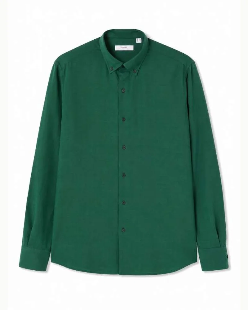 Forest Green Button-Down Shirt