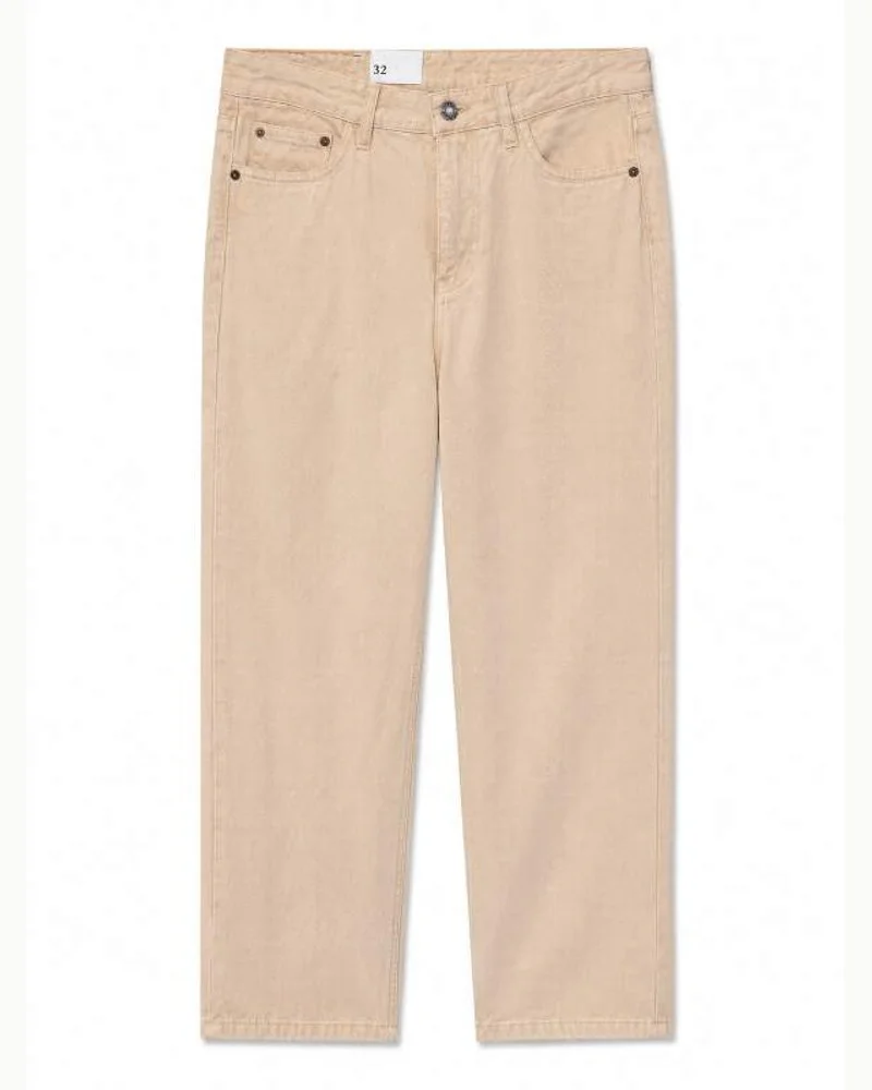 Sand Beige Relaxed Pants