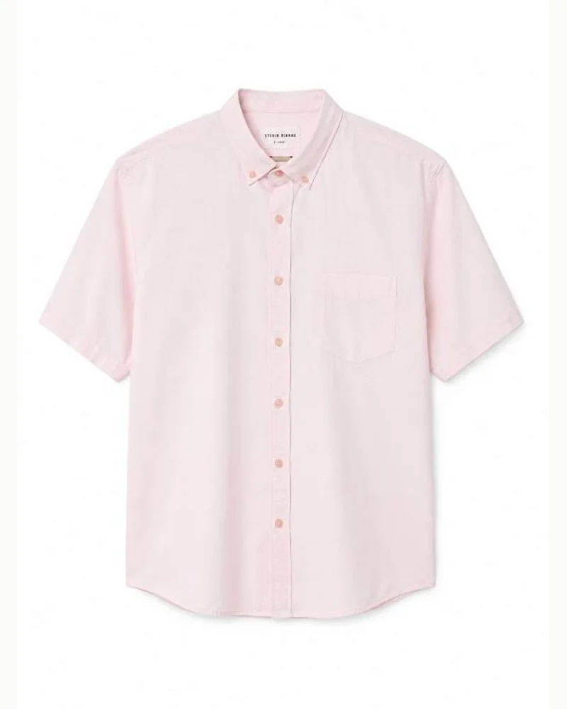 Blush Pink Oxford Half Shirt