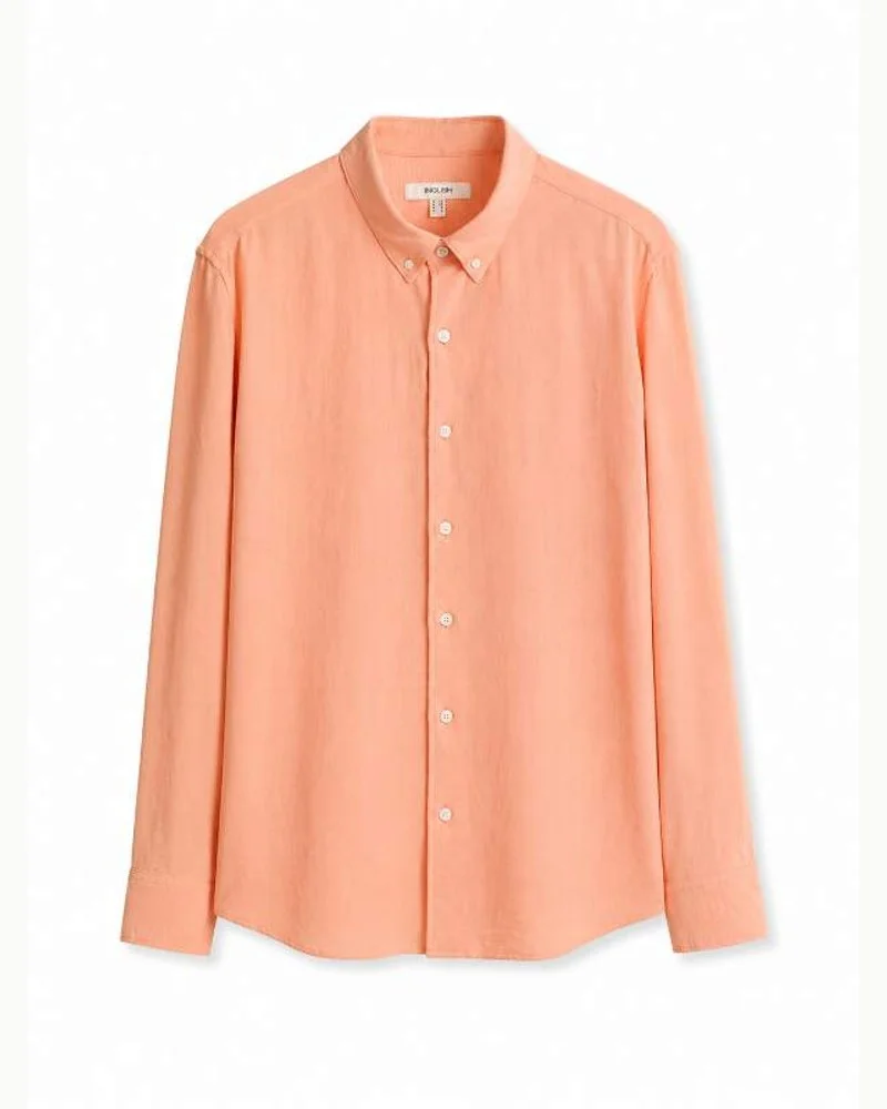Peach Button-Down Shirt