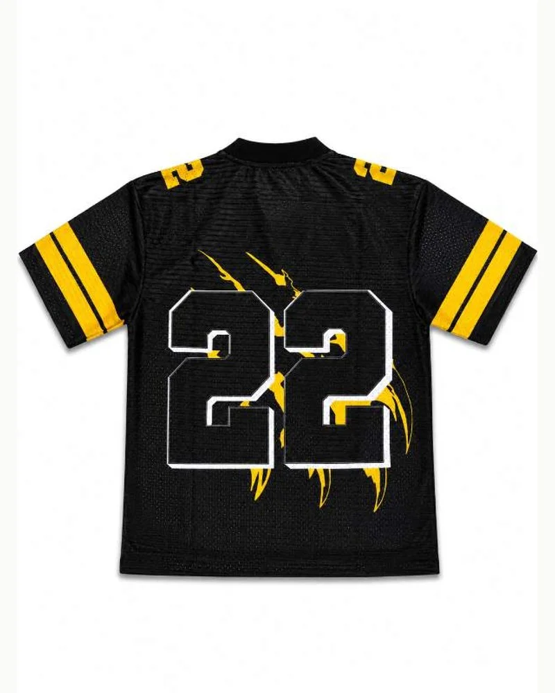 Black Number 22 Jersey Tee