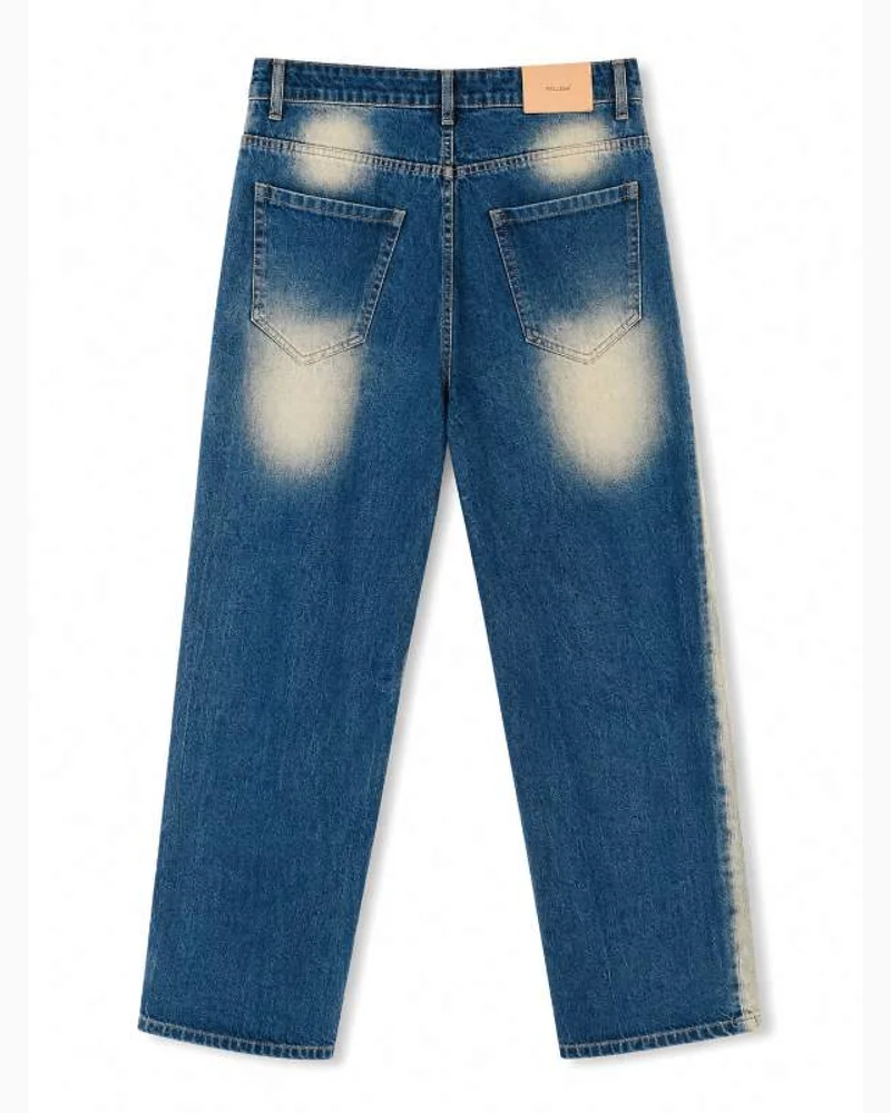 Bleached Ombre Wide Leg Jeans — alternate view