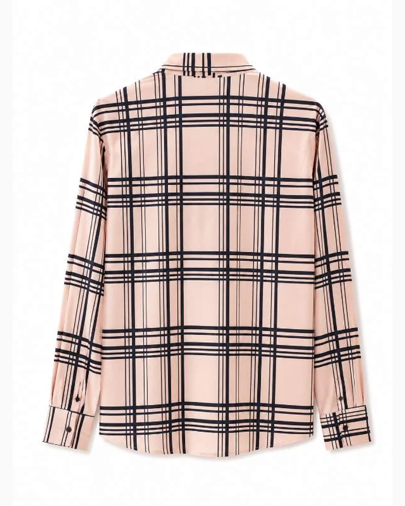 Blush Plaid Full Sleeve Shirt — alternate view