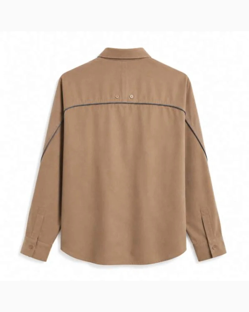 Camel Graphic Patch Full Shirt — alternate view