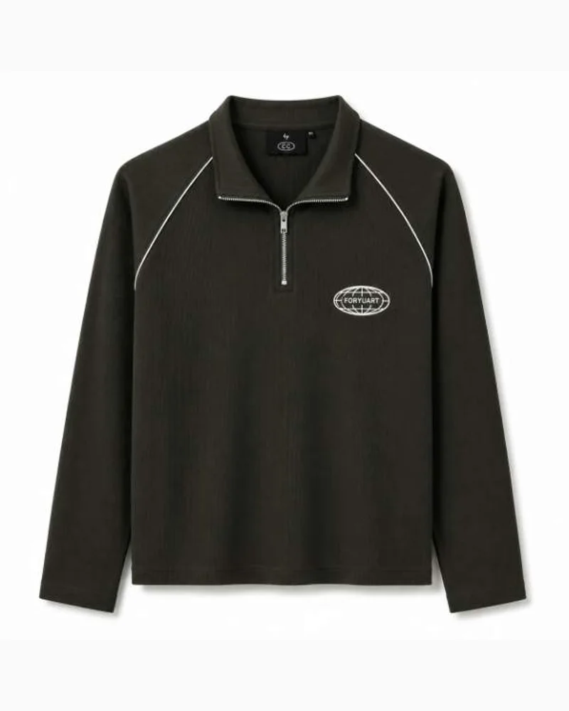 Graphic Mock Neck Top — alternate view